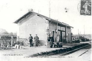 La gare de Chaillevette — Archive historique